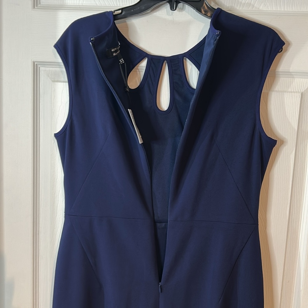 Elegant Navy Sleeveless Dress NWT - Picture 7 of 12